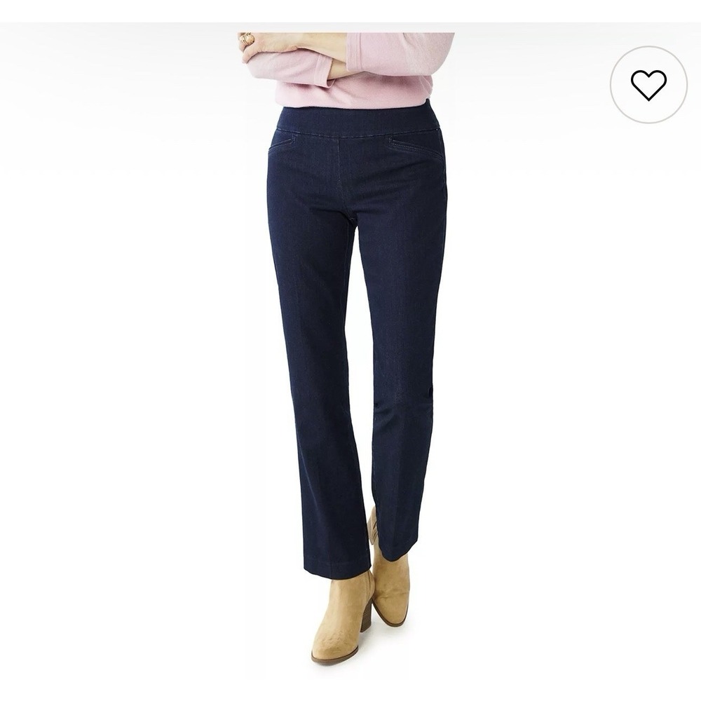 Croft & Barrow® Women's Effortless Stretch Pull-On Bootcut Mid Rise Pants 18P